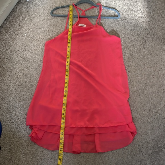 NWT Pink Halter Neck Spaghetti Strap Dress Size Medium - Picture 9 of 9